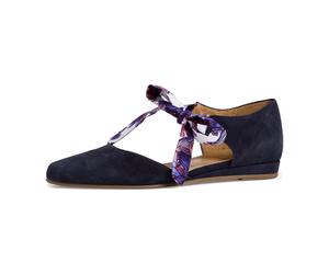 Tamaris Da.-Slipper 1-1-24230-24/859 NAVY/FLOWER FS 2020 für Damen, blau, Größe 40 EU