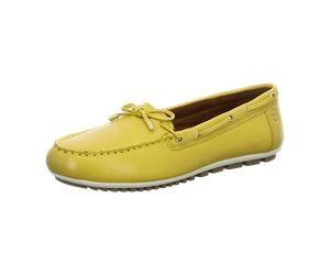 Tamaris Da.-Slipper 1-1-24603-24/644 SUN LEATHER FS 2020 für Damen, gelb, Größe 37 EU