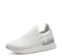 Tamaris Da.-Slipper für Damen, weiß, Größe 42 EU