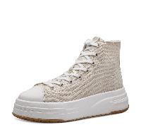 Tamaris Plateau Boots beige weiß Vegan 25216 - Größe 41