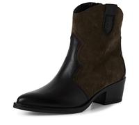 Tamaris - Da.-Stiefel black leather/olive - Gr. - 40