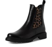 Tamaris - Da.-Stiefel black/leopard - Gr. - 36