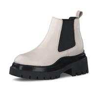 Tamaris Plateau Stiefelette beige ivory Glattleder 25462 - Größe 41