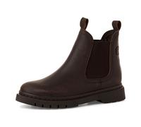 Tamaris Chelsea Boots aus Rindsnappa in Dunkelbraun Melange, Größe 37