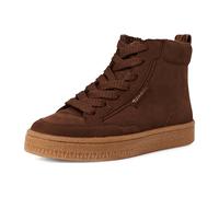 Sneaker TAMARIS "Tamaris Sneaker Leder", Damen, Gr. 40, braun (mocca), Leder, casual, Schuhe (21615945-40) mocca