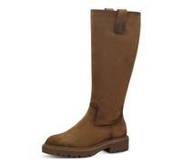 Tamaris Damen Langschaft-Stiefel Blockabsatz bequem; CAMEL, EU 40