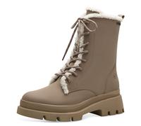 Tamaris Damen Biker Boots, Frauen Stiefeletten,DUOtex,TOUCHit-Fußbett,wasserabweisend,warm gefüttert,Kurzstiefel,Camel,40 EU