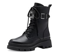 Schnürstiefelette TAMARIS Gr. 36, schwarz Damen Schuhe Reißverschlussstiefeletten mit trendiger Schmuckapplikation (84995035-36)