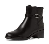 Tamaris Damen Ankle Boots, Frauen Stiefeletten,TOUCHit-Fußbett,uebergangsstiefel,knöchelhoch,reißverschluss,Boots,Black/Struct.,38 EU