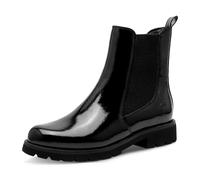 Tamaris Chelsea-Boots Stiefelette 25483-45 Vegan Lack Schwarz Damen Größe 39