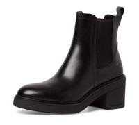 Tamaris 1-25011-41 Stiefeltte Ankle Boot schwarz Leder - Größe 40
