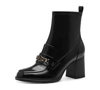 Tamaris Damen Stiefelette 1-25320-43 001 Blockabsatz Vegan Schwarz Größe 40