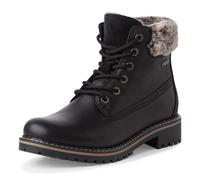 Tamaris Damen Warmfutter Stiefel Blockabsatz Duo-Tex; BLACK LEATHER/FUR, EU 41