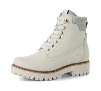Winterboots TAMARIS, Damen, Gr. 41, sanftes weiß, Leder, unifarben, Schuhe Winterboots (68554764-41) sanftes weiß