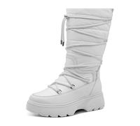 Tamaris Da.-Stiefel für Damen, weiß, Größe 41 EU