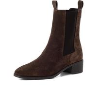 Tamaris Damen Boots Leder | 1-25304-47 - Pull-on, TOUCH-IT Fußbett, Blockabsatz 4,5 cm