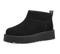 Tamaris Damen Warmfutter Stiefel Leder Wechselfußbett; BLACK, EU 38