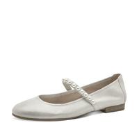 Tamaris DA Woms Ballerina für Damen, silber, Größe 36 EU