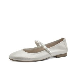 Tamaris DA Woms Ballerina für Damen, silber, Größe 41 EU