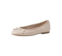 Tamaris Woms Ballerina für Damen, beige, Größe 39 EU
