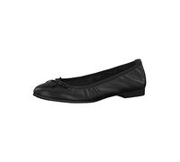 Tamaris Damen 1-1-22116-24 Geschlossene Ballerinas, Schwarz, 38 EU