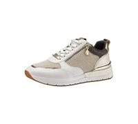 Keilsneaker TAMARIS "Almina" Gr. 38, goldfarben (ecru, goldfarben) Damen Schuhe (45823800-38) ecru, goldfarben