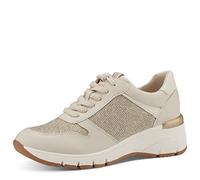 Tamaris Damen Schnürer,IVORY COMB für Damen, beige, Gr. 41 EU