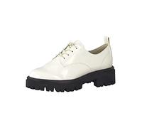 Tamaris Damen 1-1-23772-29 Oxford, Elfenbeinfarbenes Lackleder, 37 EU