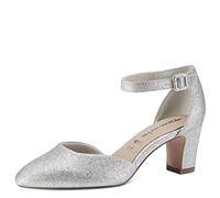 Tamaris Da.-Pumps für Damen, silber, Gr. 39 EU