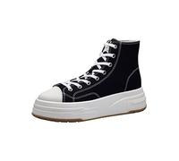 Tamaris Plateau Boots schwarz weiß Vegan 25216 - Größe 40