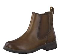 Tamaris Damen Chelsea Boots, Frauen Stiefeletten,TOUCHit-Fußbett,uebergangsstiefel,Schlupfstiefel,flach,boots,Stiefel,bootee,COGNAC,36 EU