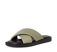 Pantolette TAMARIS Gr. 37, grün (mint, schwarz) Damen Schuhe Keilpantoletten mit komfortabler Innensohle (23429138-37)