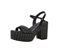 Tamaris Damen 1-1-28034-30 Keilsandale, Black Gold, 38 EU