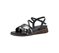 Tamaris Keilsandaletten in Schwarz - 49% | Größe 38 | Damen Sandalen