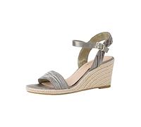 Tamaris Damen 1-1-28360-28 Sandale mit Absatz, Emerald Pleats, 40 EU