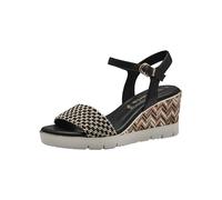 Tamaris Damen-Keilsandalette 1-28371-42 001 Schwarz Größe 40
