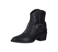 Tamaris Stiefelette 1-25705-43 Leder Blockabsatz Schwarz Damen Größe 37
