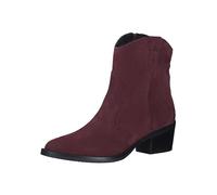 Tamaris Damen Absatzstiefelette Leder Blockabsatz bequem; MERLOT, EU 37
