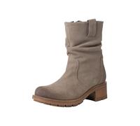 Tamaris Damen Absatzstiefelette Leder Blockabsatz Wechselfußbett; GREY, EU 37