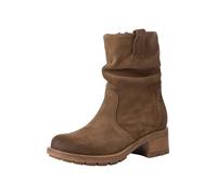 Tamaris Damen Absatzstiefelette Leder Blockabsatz Wechselfußbett; TOBACCO, EU 36