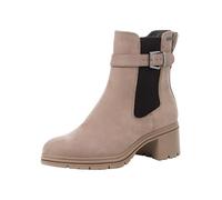 Tamaris Damen Absatzstiefelette Leder Gore-Tex; TAUPE, EU 37