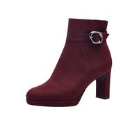 Tamaris Damen Absatzstiefelette Textil Blockabsatz Vegan; MERLOT, EU 41