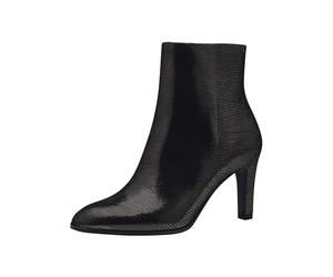 Tamaris Damen Absatzstiefelette Textil Trichterabsatz Vegan; PEWTER STRUCTURE, EU 39