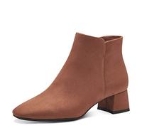 Tamaris Damen Ankle Boots, Frauen Stiefeletten,Bootee,Booties,halbstiefel,Kurzstiefel,uebergangsschuhe,uebergangsstiefel,Boots,Cognac,38 EU