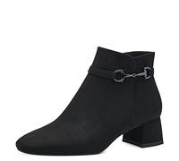 Tamaris Damen Ankle Boots, Frauen Stiefeletten,Bootee,Booties,halbstiefel,Kurzstiefel,uebergangsschuhe,uebergangsstiefel,Boots,Black,38 EU