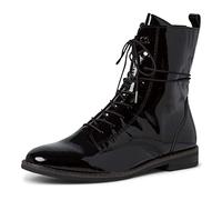 Tamaris Damen Ankle Boots, Frauen Stiefeletten,Comfort Lining,TOUCHit-Fußbett,Boots,Stiefel,Bootee,Booties,halbstiefel,Black PATENT,39 EU