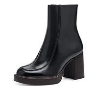 Tamaris Damen Ankle Boots, Frauen Stiefeletten,TOUCHit-Fußbett,hoch,Boots,Stiefel,Bootee,Booties,halbstiefel,Kurzstiefel,Black,36 EU