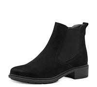 Tamaris Damen Ankle Boots, Frauen Stiefeletten,TOUCHit-Fußbett,uebergangsschuhe,uebergangsstiefel,flach,Boots,Stiefel,Bootee,Black,37 EU