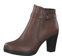 Tamaris Damen Ankle Boots, Frauen Stiefeletten,uebergangsschuhe,uebergangsstiefel,knöchelhoch,reißverschluss,Boots,Stiefel,Cognac,40 EU