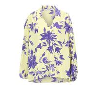 Tamaris Damen AOP Bluse mit Kragen ANTIBES Gelb 42